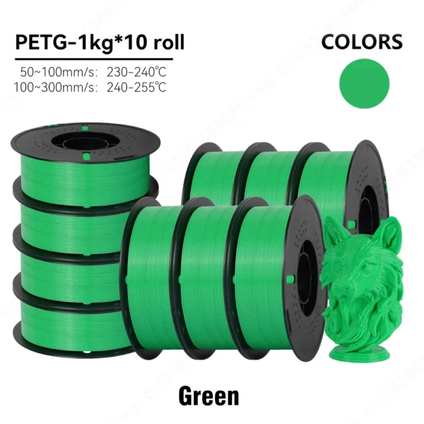 S8918666b1f1f4d48a23829dd13e6a12fQ-1.webp Kingroon PETG Filament 1.75mm | Neatly Wound | 5KG & 10KG Bulk Bundles