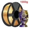 Premium Dual Color Silk PLA Filament 1.75mm | 200g-1KG | Two-Tone Finish