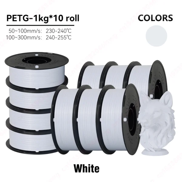 S8f9aa350a4f24d848e478eba7465f538O-1.webp Kingroon PETG Filament 1.75mm | Neatly Wound | 5KG & 10KG Bulk Bundles
