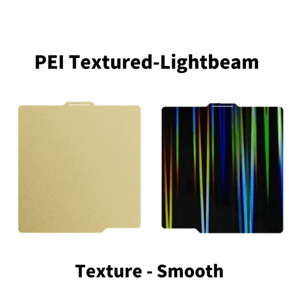 Double-Sided Textured PEI & PET Build Plate | For Bambu Lab (257x257mm)
