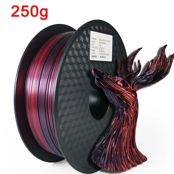 Premium Dual Color Silk PLA Filament 1.75mm | 200g-1KG | Two-Tone Finish