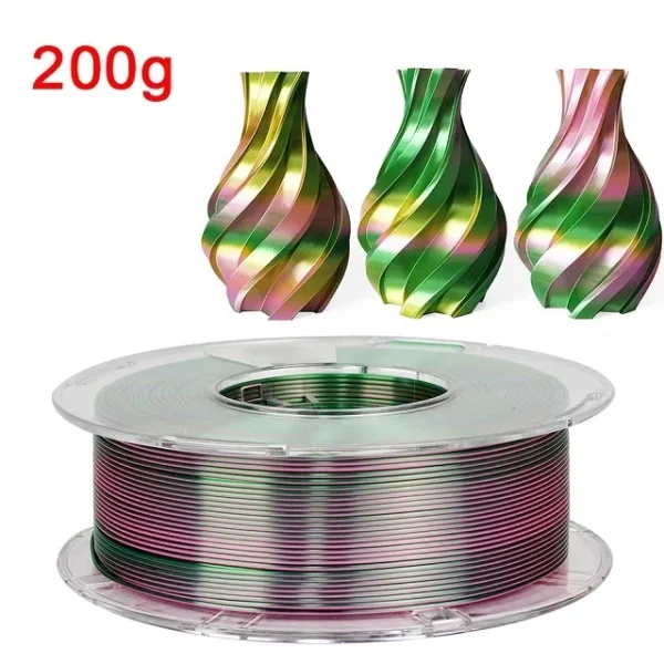 Saaccbb8351c54549a293af966e72d3c1E.webp Premium 100-200G Tricolor Silk PLA Filament 1.75mm | Tri-Color Pearlescent