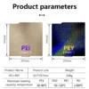Double-Sided Textured PEI & PET Build Plate | For Bambu Lab (257x257mm)