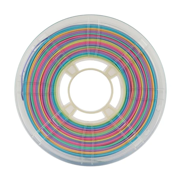 Premium Matte Rainbow PLA Filament 1.75mm | Frosted Finish | 1kg