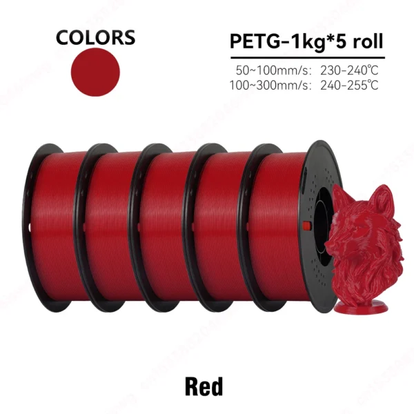 5KG/10KG PLA & PETG Filament Bundle 1.75mm | High Precision ±0.03mm