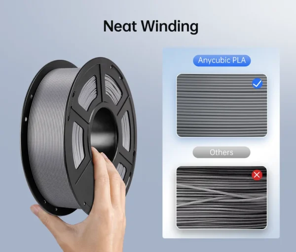 ANYCUBIC Standard PLA Filament 1KG-3KG 1.75mm