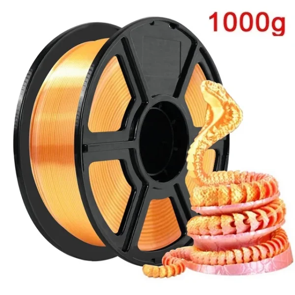 Premium Dual Color Silk PLA Filament 1.75mm | 200g-1KG | Two-Tone Finish