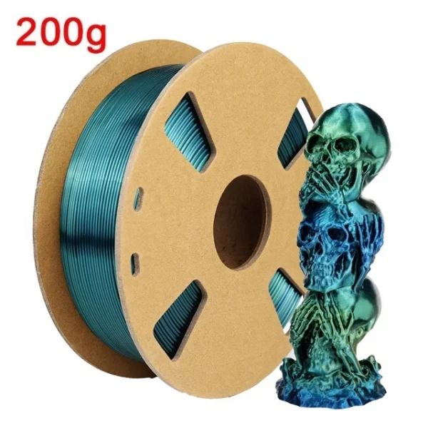 Sdb7484274bb241dd8e0d1099292b9809g.webp Premium 100-200G Tricolor Silk PLA Filament 1.75mm | Tri-Color Pearlescent