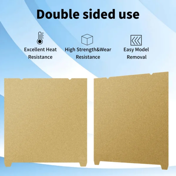 Sdbd709a0ef3440fb803f4a6ead27bd7bJ.webp Double-Sided Build Plate | For Creality K1 & Ender (235x235mm)