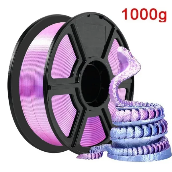 Premium Dual Color Silk PLA Filament 1.75mm | 200g-1KG | Two-Tone Finish