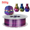Premium Tricolor Silk PLA Filament 1.75mm | Color-Shifting Finish