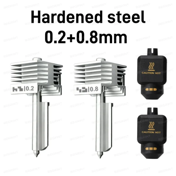 Bambu Lab P2S/X2D Quick-Swap All-Metal Hotend Nozzle | Available Multiple Sizes