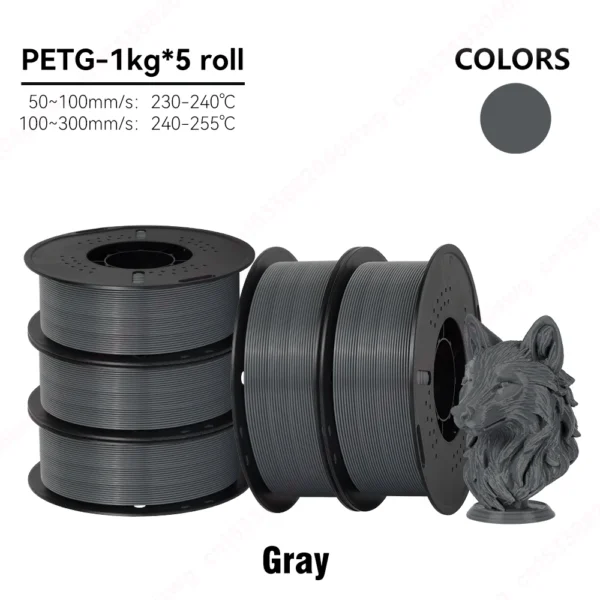 Sec00caa17d5243d5bd59a652ee6902d9U.webp Kingroon PETG Filament 1.75mm | Neatly Wound | 5KG & 10KG Bulk Bundles