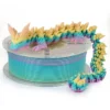 Premium Matte Rainbow PLA Filament 1.75mm | Frosted Finish | 1kg