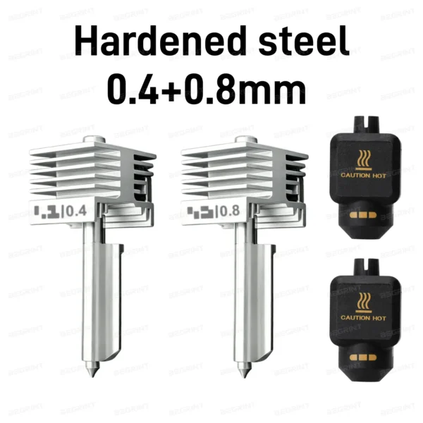 Bambu Lab P2S/X2D Quick-Swap All-Metal Hotend Nozzle | Available Multiple Sizes