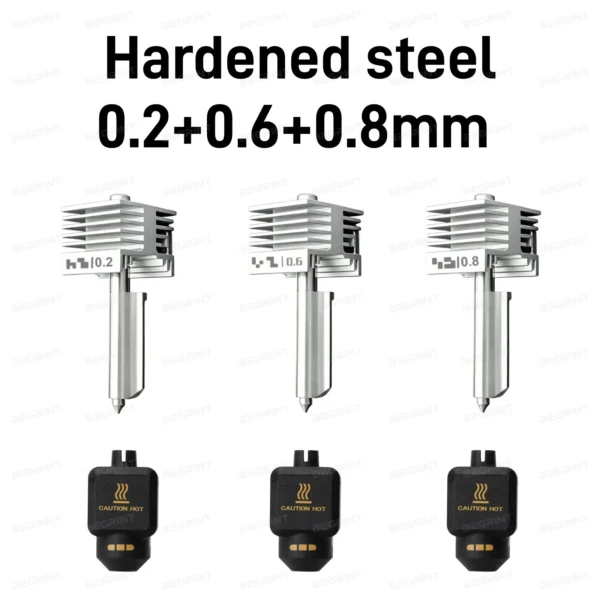 Bambu Lab P2S/X2D Quick-Swap All-Metal Hotend Nozzle | Available Multiple Sizes