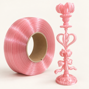 soft pink filament roll and ornate stand soft pink filament roll and ornate stand